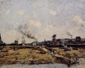 尤金 布丹 : Trouville, the Ferry to Deauville